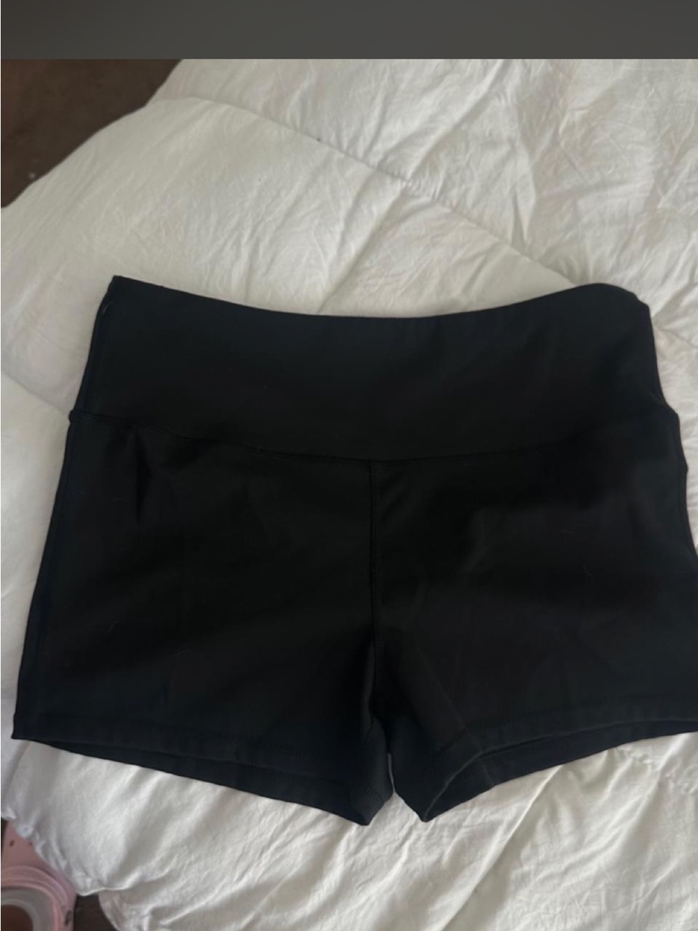 High-Rise Black Women’s Athletic Shorts